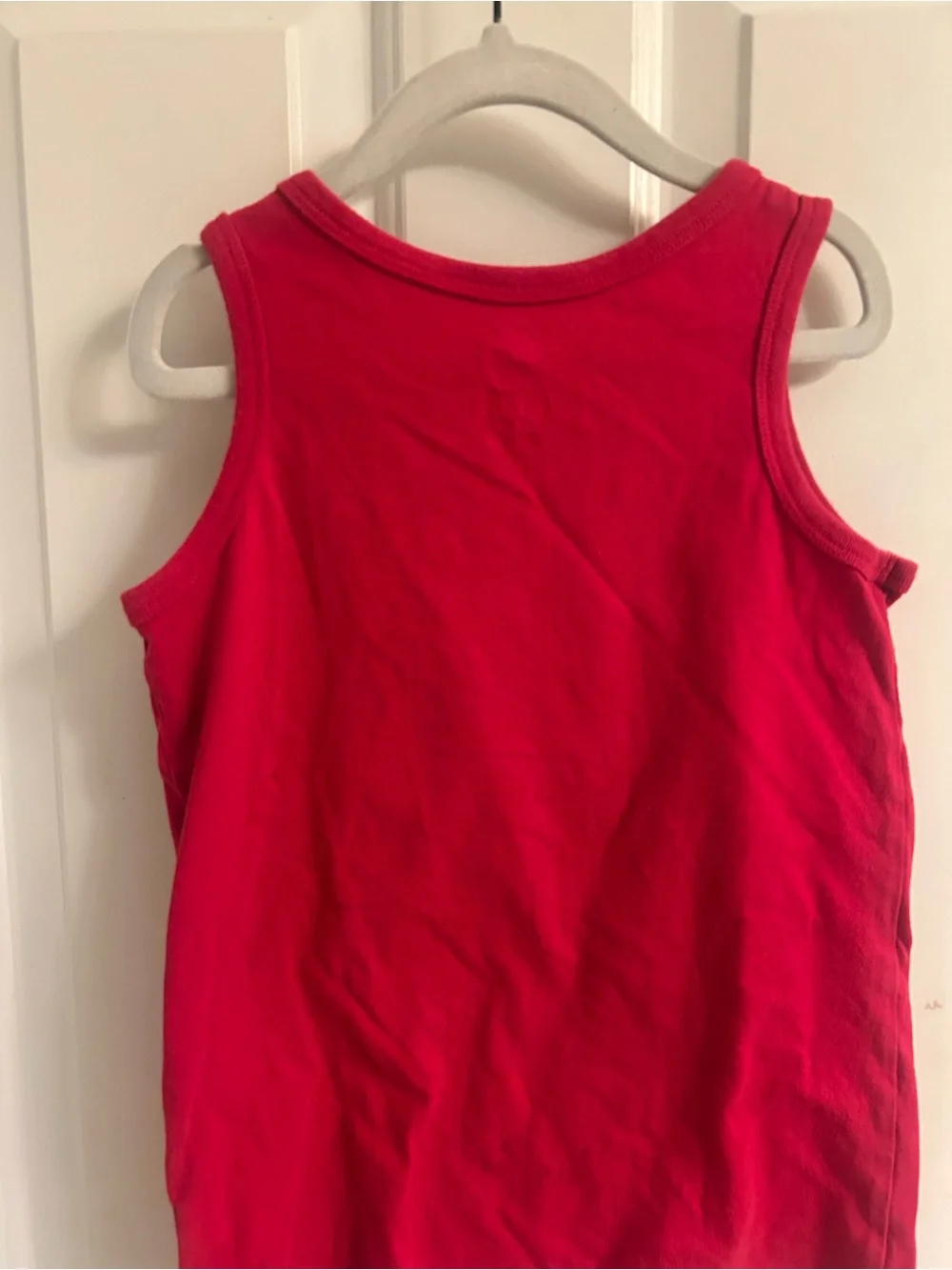 Boys The Children's Place Red Tank Top with Baseball Graphic